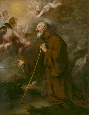 The Vision of Saint Francis of Paola:Pre-conservation image