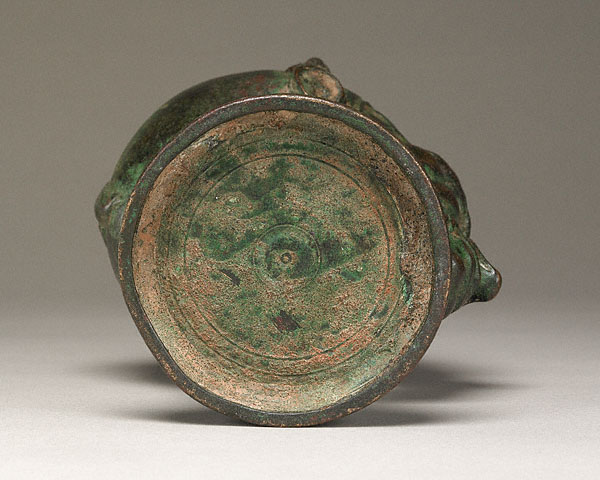 Balsamarium in the Form of a Boxer's Head:Bottom