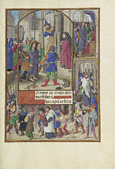 fol. 120: Christ, Caiaphas