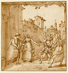 Zuccaro, Taddeo Leaving Home, about 1590