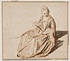 Seated Woman / Watteau