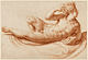 Reclining Male Nude / F. Salviati