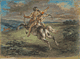 Educating Achilles / Delacroix