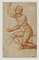 Verso: Study of a Seated Man