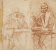 Verso: Two Male Figures