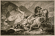 Death of Hippolytos / C. Vernet