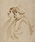 Caricature, 2 Men / Guercino
