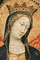 Face of madonna and frame
