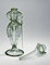 The separate parts of glass