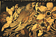 Bird in marquetry