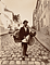 Lampshade Vendor / Atget
