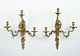 Pair of Wall Lights / Boulle