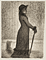 Woman Strolling / Seurat