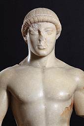 Statue of a Kouros (The Agrigento Youth) / Greek