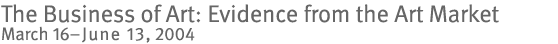 The Business of Art: Evidence from the Art Market