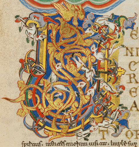 Initial V: The Descent of the Holy Spirit / Italian