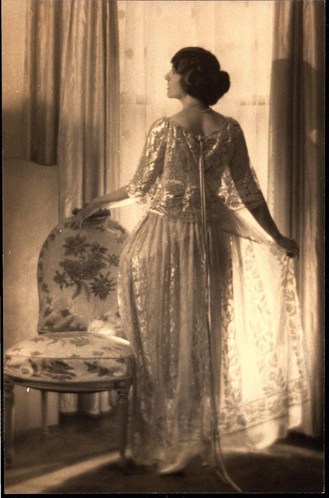 Actress Mary Nash Modeling a Diaphanous Dress, 1923, Wynn Richards, gelatin silver print. Courtesy of and Â© CondÃ© Nast / Vogue, January 1, 1923