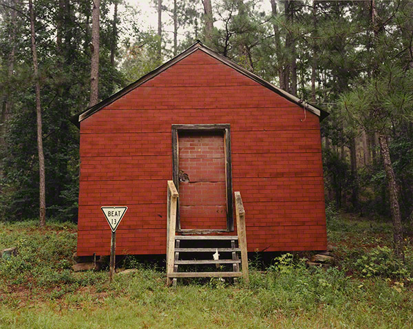 Red Building in Forest, Hale County