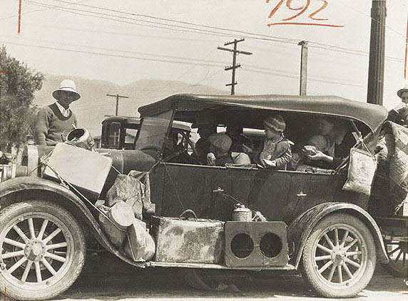 Dust Bowl Refugees Arrive in California