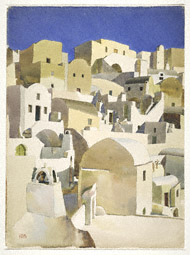 View of Oia, Santorini / Rudofsky