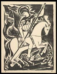 St. George the Dragonslayer / Goncharova 