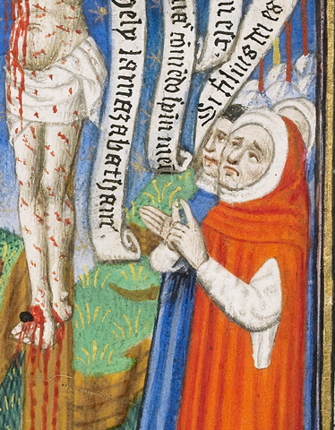 <a href="http://www.getty.edu/art/collection/objects/2718/master-of-sir-john-fastolf-the-crucifixion-and-the-seven-last-words-of-christ-french-or-english-about-1430-1440/">The Seven Last Words of Christ</a>, book of hours, France or England, Master of Sir John Fastolf, about 1430-40. The J. Paul Get