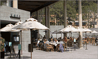 Eating options at the Getty Villa