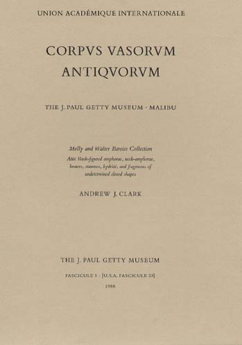 Corpus Vasorum Antiquorum, Fascicule 1