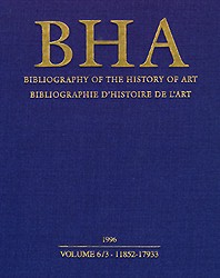 Bibliography of the History of Art 