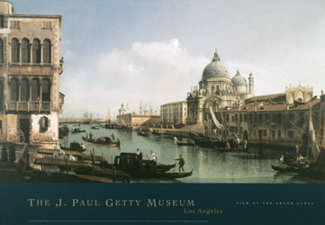 View of the Grand Canal, Poster