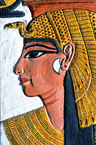 Queen Nefertari wall painting