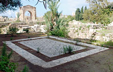 mosaic in Tyre, Lebanon