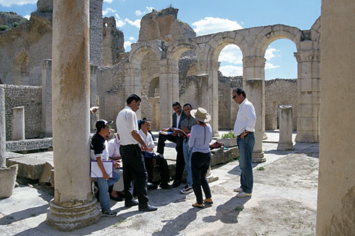 training workshop for mosaic technicians
