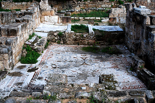 Mosaic pavement