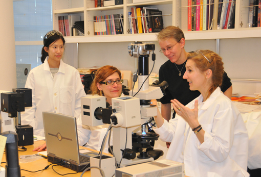 instructor with workshop participants