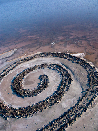 documenting spiral jetty 2009 degree levels