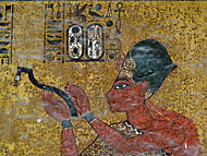 interior detail of Tutankhamen's tomb