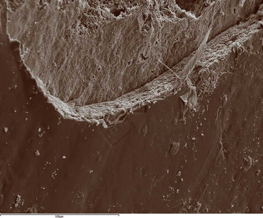 electron image of Athenian pottery