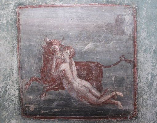 wall painting scene Herculaneum