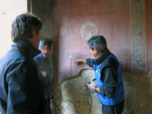 weather station at Herculaneum
