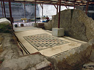 mosaic floor - Villa dei Papiri