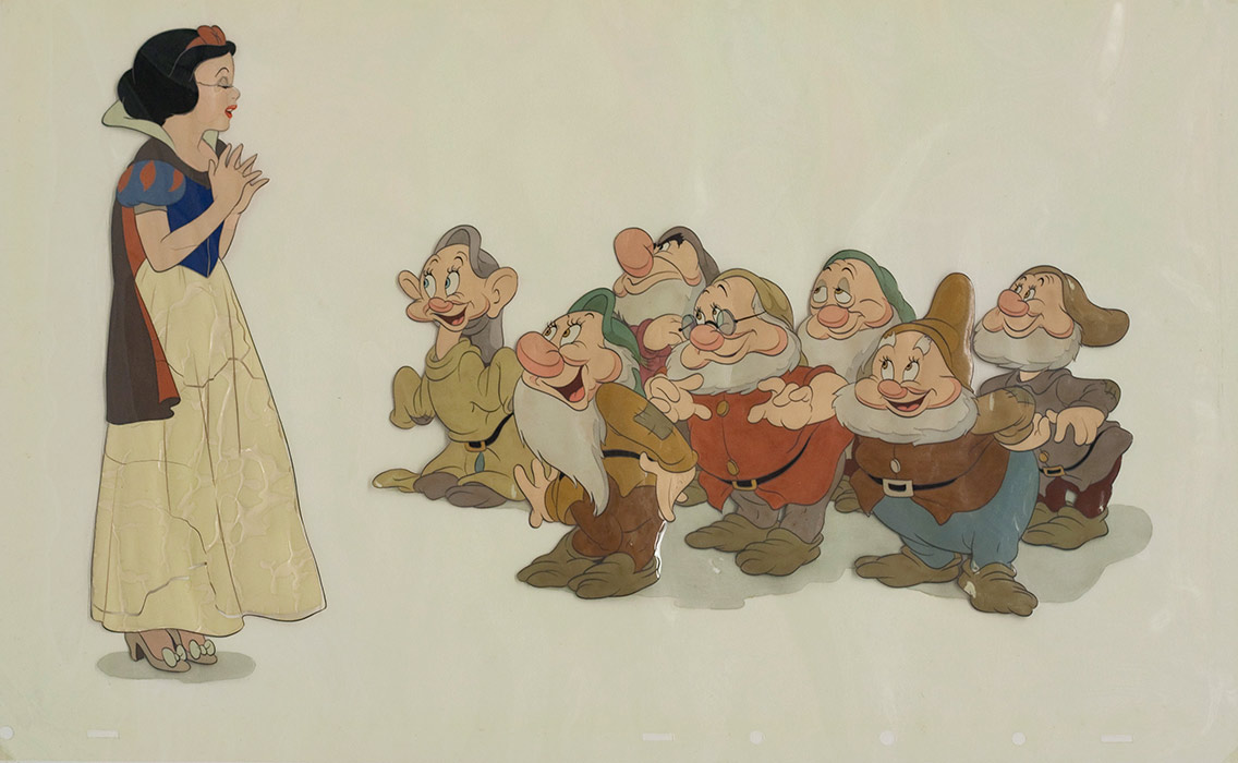 A cel from Snow White and the Seven Dwarfs