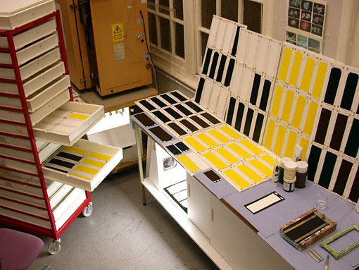 test paints ready for accelerated ageing