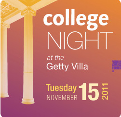 College Night at the Getty Villa