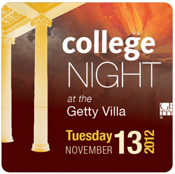 College Night at the Getty Villa