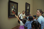 Students in the Museum at the Getty Center