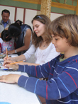 Art activities at a Family Workshop