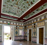 The triclinium at the Getty Villa
