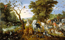 The Entry of the Animals into Noah's Ark / Brueghel the Elder