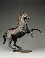 Bronze statue: Rearing Horse, Adriaen de Vries, 1610–1615